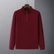 thumbnail image 1 of pstuiky camisa de manga larga para hombre, Blusa/camisa informal y moderna de color liso con cuello alto, manga larga y bolsillo con cremallera para hombre top de hombre xxxxl, 1 of 5