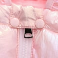 thumbnail image 7 of Toddler Girls Winter Coat Warm Puffer Jackets Kids Zip up Long Sleeve Windproof Down Jacket Bear Hooded Down Jacket Baby Warm Clothes 18-24 Months, 7 of 7