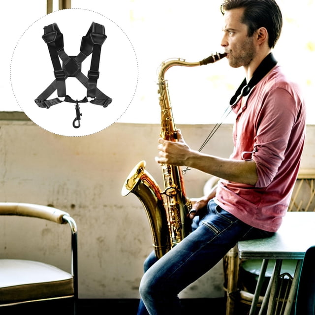 OULII 1Set Baritone Saxophone Harness with Durable Polyester for Beginners