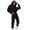 Black winter 2 piece sets, variant on clear Usmixi Womens Tracksuits Set Womens Cropped Coat Lounge Sets Open Front Hooded Sweatshirt and Elastic Waist Jogger Sweatsuits Set Casual Solid Hoodies 2 Piece Outfits Fall Saving