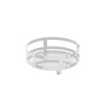 thumbnail image 3 of 360 Degree Rotating Metal Spice Rack | Countertop Organizer for Kitchen & Office | 9.84 x 2.16 Inch Space-Saving Storage Shelf | White Finish | 1 Piece, 3 of 7