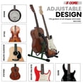 thumbnail image 6 of 5Core Double Guitar Stand Floor Adjustable A Frame Folding Acoustic Electric Guitars Holder Stands, 6 of 10