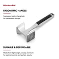 thumbnail image 4 of KitchenAid Cast Aluminum Meat Tenderizer Tool Dual-Sided Kitchen Mallet, Black, 4 of 10
