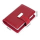 thumbnail image 3 of Mini Slim 26 Tarjetas de crédito Titular PU Cuero RFID Bloqueo Bolsillo Delantero Caja de Banco Monedero Tarjeta de Visita Clip Organizador de Caja para Unisex(Rojo) Amonsee NO, 3 of 6