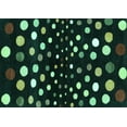 thumbnail image 1 of Ahgly Company Machine Washable Indoor Rectangle Abstract Turquoise Blue Contemporary Area Rugs, 7' x 10', 1 of 4