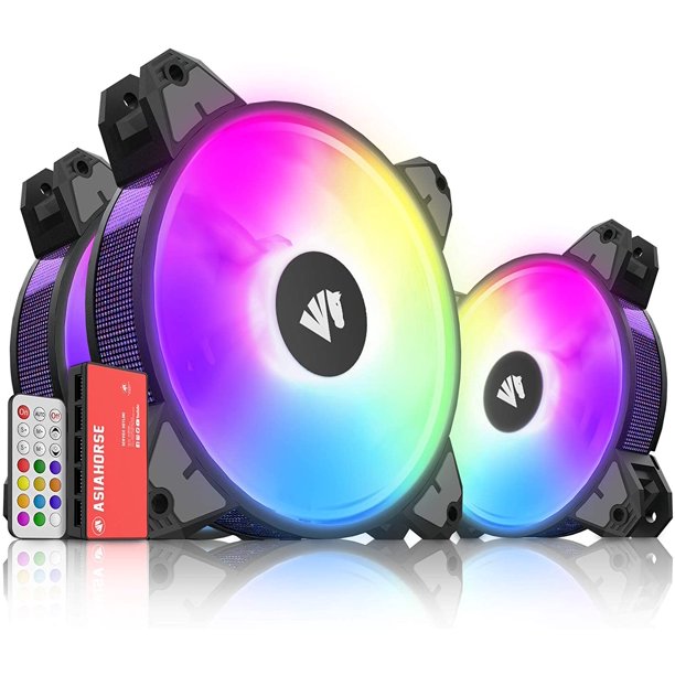 Asiahorse Magic-n Argb Case Fans with Transparent Light Frame Design ...