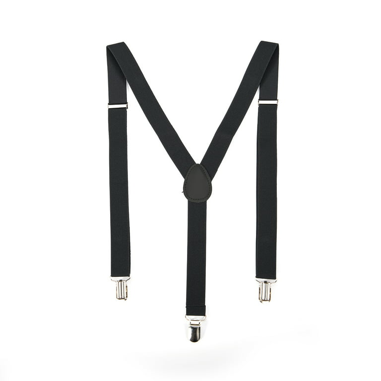 Suspenders for Men, Adjustable Suspenders with Elastic Straps Y