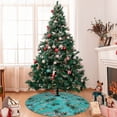 thumbnail image 7 of Lsque Hawaii Palms Print Christmas Tree Skirt, Tree Skirt with Ties or Velcro, Perfect for Holiday Decorations, Halloween, and New Year-36", 7 of 7