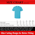 thumbnail image 2 of JERZEES Short Sleeve T-Shirt Aquatic Blue Crewneck Shirts for Men, 50/50 Cotton/polyester Single Tee, Size XL, 2 of 5