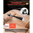 thumbnail image 6 of Car Cleaning Gun, 6-9.2 Bar High-Pressure Air Blow Gun with 2 Set Nozzles, 360° Rotating Nozzle for Complete Cleaning, Quickly Blasts Dirt and Dust from Surface, Work with 1/4 NPT Air Compressor, 6 of 7