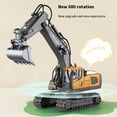 thumbnail image 2 of Remote Control Excavator Toy  Channel RC Construction Vehicles Hydraulic Haulers Digger Toys Gift, 2 of 7
