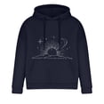 thumbnail image 4 of BiZtdJrK Men's Graphic Print Hoodies Drop Shoulder Long Sleeve Casual Pullover Tops 2024 Hipster Casual Cool Streetwear with Kangaroo Pocket 90 off Clearance Sale Navy XXL, 4 of 6