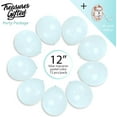 thumbnail image 2 of Macaron Powder Blue Balloons - 12 Inch Latex Balloons - 72 Pack, 2 of 5