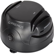 PREMIUS Compact 3-in-1 Electric Knife Sharpener System, Black