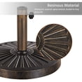 thumbnail image 3 of Base redonda para sombrilla Yaheetech, 18 pulgadas y 13,6 kg, para uso al aire libre, 3 of 9