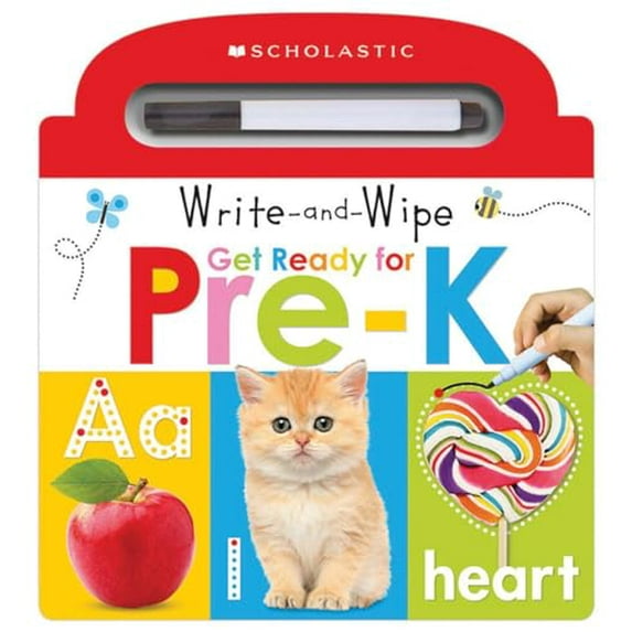 Pre-Owned Write and Wipe Get Ready for Pre-K: Scholastic Early Learners (Write and Wipe) (Board book) 1338272268 9781338272260