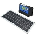 thumbnail image 4 of Panel solar de 10 W con ventilador de escape con controlador de 60 A, puertos USB duales hembra para satélites de avión, barco, RV, 4 of 14