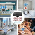 thumbnail image 4 of Nurse Call System Wireless Caregiver Pager Medical Alert That Calls Familyfor Hospital Clinic Nursing Home Restaurant 10 Call Buttons and 1 Elderly Monitoring for Patients Seniors Customer, 4 of 7