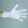 thumbnail image 4 of 12 pairs Lengthen Cotton Gloves Cotton Healthy Gloves for Industrial Factory Electronics Ceremonial (White), 4 of 6