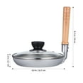 thumbnail image 2 of AURARMLET Japanese Oyakodon Pan With Vertical Handle Kitchen Tamagoyaki Frying Pan For Authentic Japanese Cooking, 2 of 8