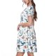thumbnail image 2 of Balery Undersea Animals Vestidos sueltos de manga corta para mujer, vestidos de verano 2025, vestidos casuales de corte A con vuelo., 2 of 6