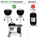 thumbnail image 4 of Kit de sistema de limpieza Weber One-Touch de 22,5 pulgadas para parrillas, 4 of 5