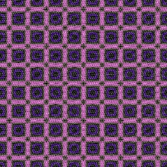 Ahgly Company Machine Washable Indoor Square Transitional Purple Iris Purple Area Rugs, 8' Square