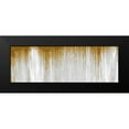 thumbnail image 2 of Gonzalez, Roberto 24x11 Black Modern Framed Museum Art Print Titled - Golden Moss Panel, 2 of 5