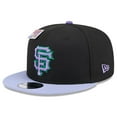 thumbnail image 3 of Men's New Era Black/Purple San Francisco Giants Grape Big League Chew Flavor Pack 9FIFTY Snapback Hat, 3 of 6