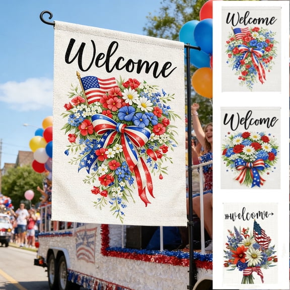 Memorial Day Saving!4th of July Decorations, Americans Independence Day Garden Flag Independence Day Patriotic Decoration Suitable For Porch And Patio Decorations Both Indoors And Outdoors