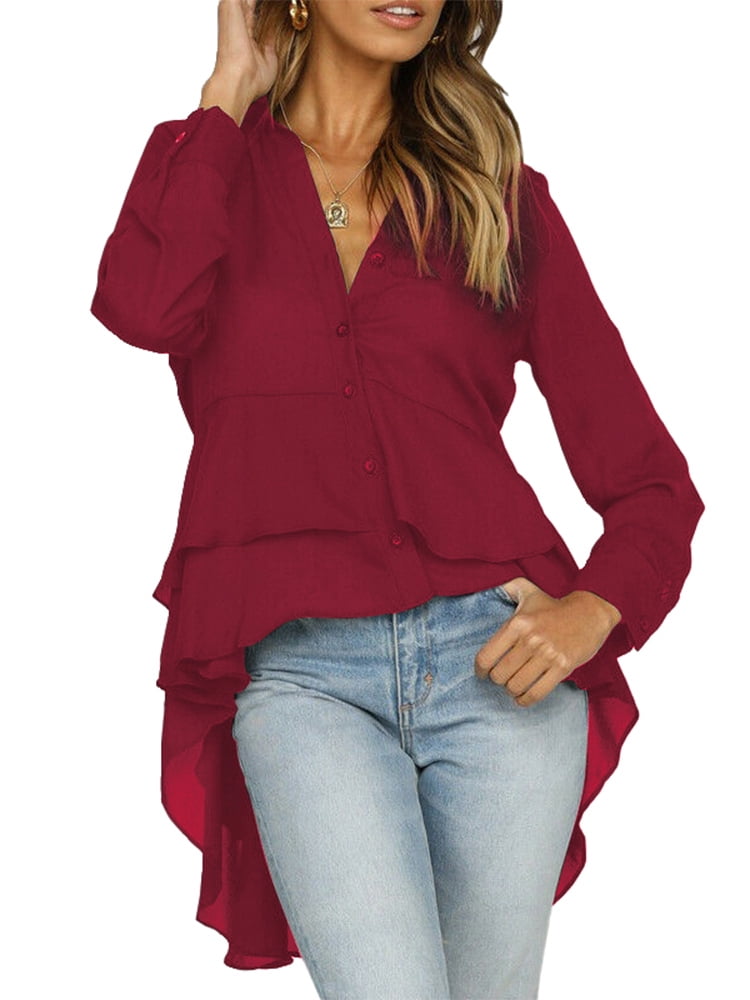 long sleeve evening blouses