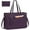 Purple, variant on Laptop Bag for Women 15.6 Inch Work Tote Bags Leather Laptop Tote  Computer Bag Professional Office Business Briefcase Large Handbag for College Teacher Travel, Purple
