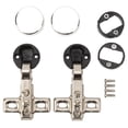 thumbnail image 2 of 50 Soft Close Hinges for Kitchen Cabinets Hidden Self Closing Cabinet Hinges, 3 Way Adjustability, Cold Rolled Steel Plate, 2 of 8
