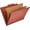 Red, variant on Basics Classification Folder with Prongs, 100% Recycled, 2 Dividers, 2" Embedded, Letter Size, Light Blue, 10-Pack