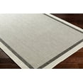 thumbnail image 3 of BoutiqueRugs Hevel Bordered Low Pile Area Rug - Outdoor Safe - Rose Cream, Black White, Cloud Gray - 2' x 2'11", 3 of 3
