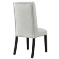 thumbnail image 5 of Modway Baron Performance Velvet Dining Chairs - Set of 2 in Light Gray, 5 of 9