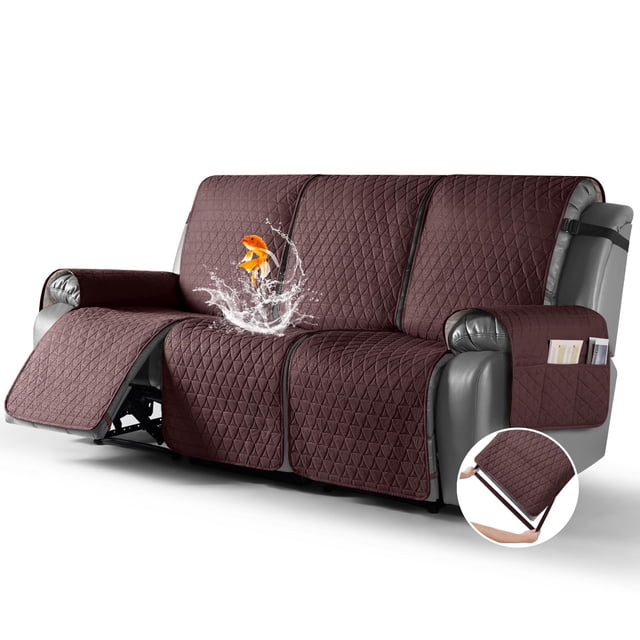 Funda de sofá reclinable TAOCOCO, impermeable y antideslizante, 3 plazas