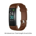 thumbnail image 4 of Runmifit Smart Wristband Heartrated Pulsera de presión arterial Pulsera impermeable para la temperatura corporal, Marrón Inevent EL001081-09B, 4 of 7