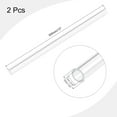 thumbnail image 2 of Unique Bargains Tube Rond en Acrylique Rigide Transparent 11mm ID x 15mm OD x 305mm 2 Pack, 2 of 6