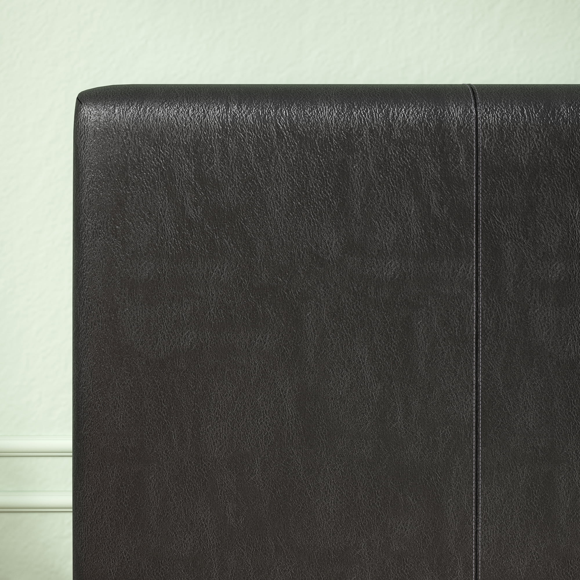 Zinus Gerard Faux Leather Platform Bed Frame, Twin