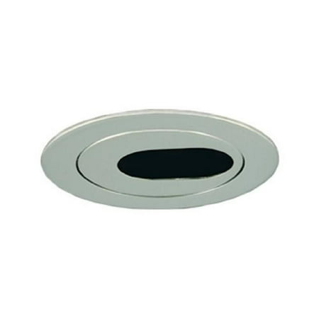 

Jesco Lighting TM303CH Aperture Low Voltage Trim with adjustable Oval Slot Aperture. 3 in. Chrome Finish