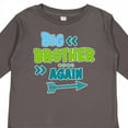 thumbnail image 4 of Inktastic Big Brother Again with Arrow Boys or Girls Long Sleeve Toddler T-Shirt, 4 of 5