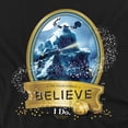 thumbnail image 2 of Polar Express True Believer Women's T Shirt, Black, X-Large, 2 of 6