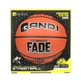 thumbnail image 3 of AND1 Fade Rubber Basketball- Youth Sized Streetball (27.5"), Made for Indoor and Outdoor Basketball Games (Orange), 3 of 3