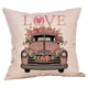 thumbnail image 2 of Fiudx Ofertas Y Liquidación Funda De Almohada Con Diseño De Feliz Día De San Valentín, Funda De Cojín Con Diseño De Rosa Y Dulce Amor, 2 of 2