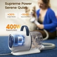 thumbnail image 6 of Oneisall 15000Pa Dog Grooming Vacuum, PG08 Dog Hair Vacuum Cleaners Shedding 99% Pet Hair, ≤ 59dB Quiet Dog Grooming Kit with Dog Clipper/Trimmer/Nail Grinder & 3 Grooming Tools, 2L Canister, Blue, 6 of 9