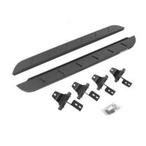 Go Rhino 63492748SPC RB10 Slim Line Running Boards with Mounting Brackets Kit For Jeep 18-24 Wrangler Fits select: 2018-2019,2021 JEEP WRANGLER UNLIMITED