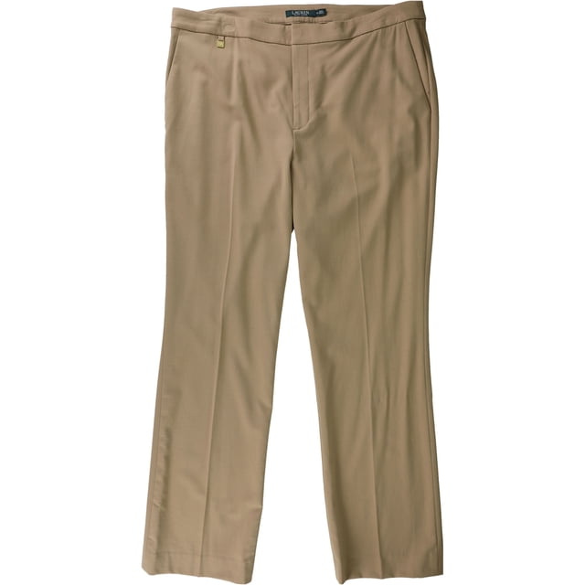 Pantalones rectos Ralph Lauren para mujer Quartilla color beige 14