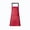 A-Red, variant on Waterproof Oilproof Faux Leather Kitchen Apron With Front Pocket,Adjustable Neck Strap Stain Resistant Cooking Bib for Home BBQ Restaurant Men Women(Brown)
