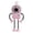 B, variant on WEIOUKC Poseable Alien Mini Fan with Suction Cup with 4 Bendable Legs & Suction Cup, 3-Speed Portable Personal Cooling Fan,Sticks to Smooth Surfaces for Bedroom, Stroller & Camping